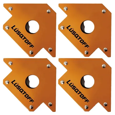 Combo 4 Soportes Magnéticos 4 PLG P/ Soldador 18kg Lusqtoff