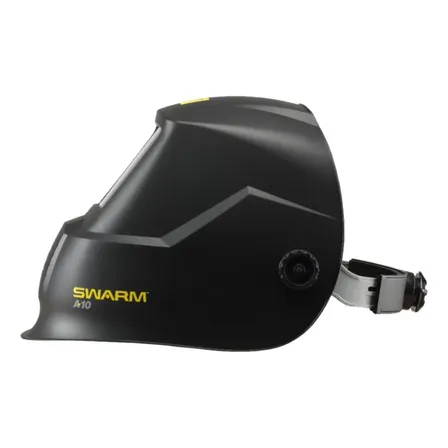 Máscara para soldar Esab Swarm A-10 tradicional diseño liso color negro de plástico