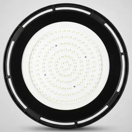 Colgante Industrial Luz Led Ufo 200w Fría Hasta Agotar Stock Negro Blanco Frío