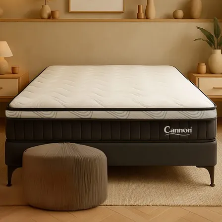 Colchón Cannon Compac Plus Pocket 2 Plazas 190x140
