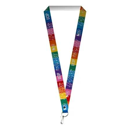 Llavero Cinta Collar Personalizado Lanyard Pack Blanco