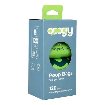 Bolsitas Sanitarias Perros Recoge Caca X120 Sin perfume Ooogy