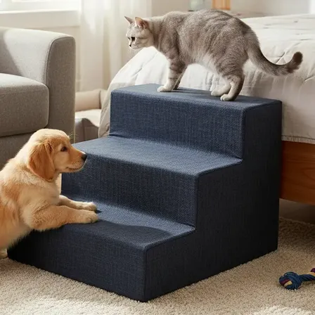 Escalera Antideslizante Kine Soft 45 Cm Para Perros A Elección L