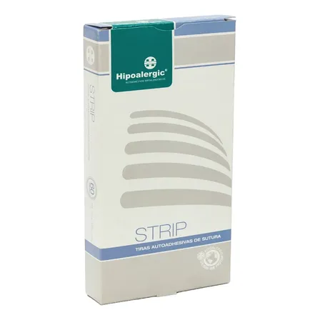 Suturas Adhesivas Hipoalergic Strip 6 Mm X 100 Mm Blanco