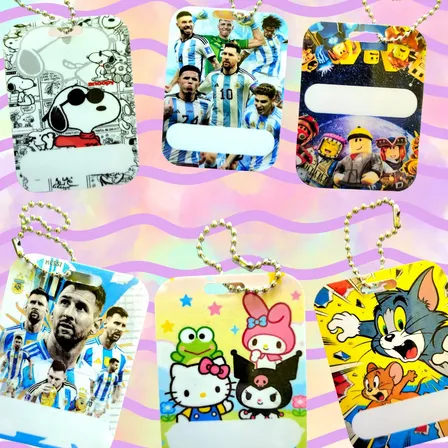 Identificador Personalizado - Souvenir Mochila (10 Unidades)