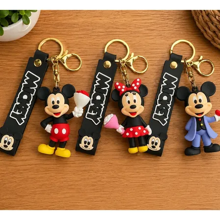 Llaveros Mickey Y Minnie . Excelente Calidad ( 10 Unidades ) Surtidos
