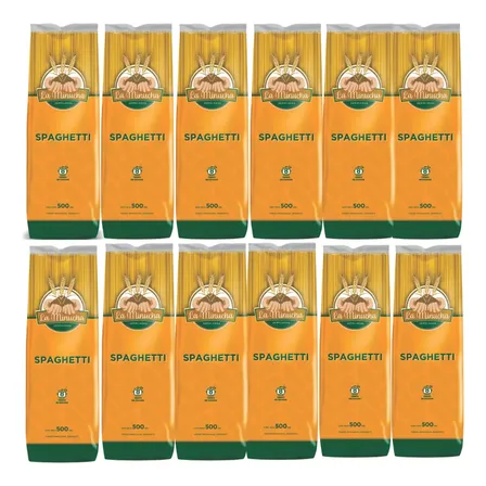 Fideos Spaghetti La Minucha 500gr X12u
