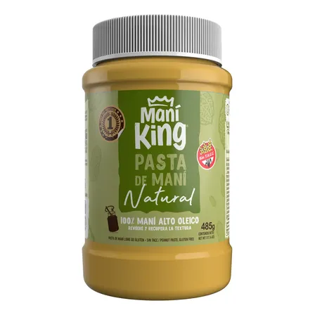 Pasta De Mani Natural Mani King X 485g