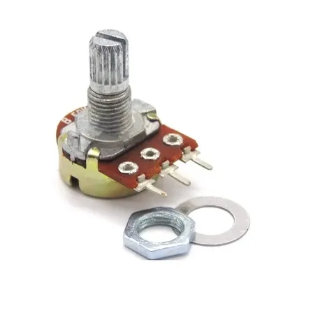 Potenciometro 50k Ohms Lineal Pote 15mm B50k Arduino Nubbeo