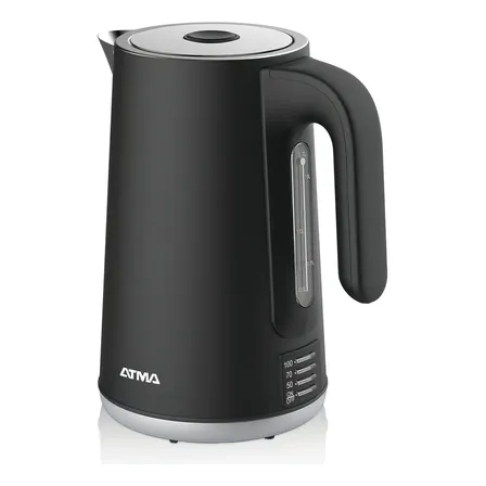 Pava Eléctrica Digital Atma Pe23ihdp Negra 1,7 L Acero Inoxidable 3 Temperaturas