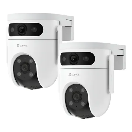 Kit X 2 Camara Wifi Ezviz 3k Doble Lente Motorizada Exterior