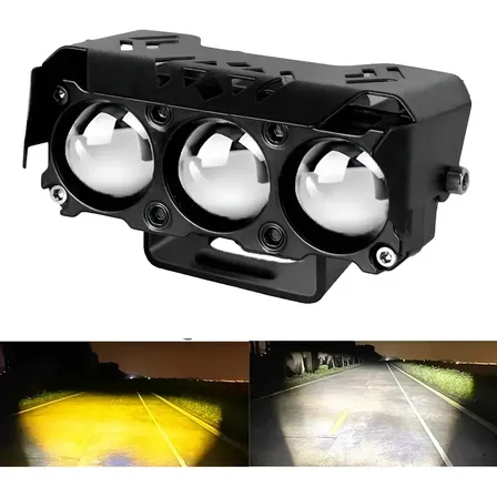 Faro Led Proyector H11 Para Auto Y Moto Luz Blanca Y Cálida