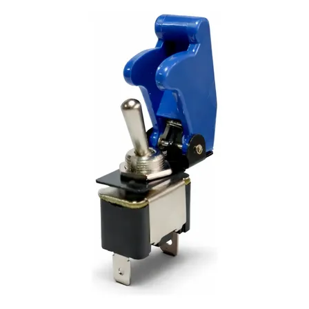 Tecla Llave 1 Punto  Avión Competición Universal 12v/24v Azul Azul