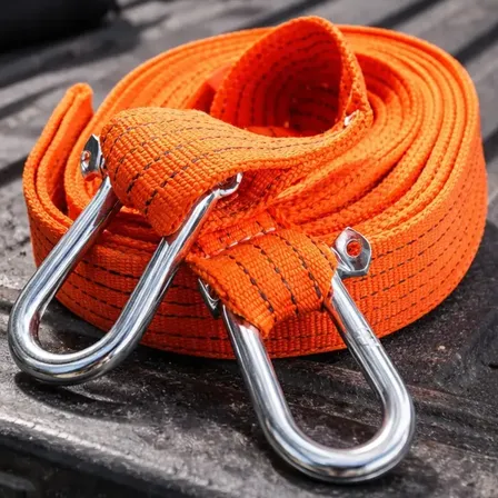 Eslinga Linga De Remolque Y Rescate 5 Mts 8ton +2 Grilletes Naranja
