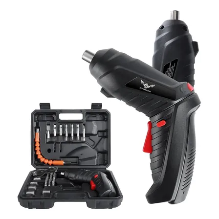 3.6v 47pcs  Cordless Electric Screwdriver Rechargeable Negro 50hz