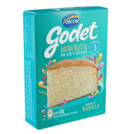 Bizcochuelo Vainilla Godet X480g