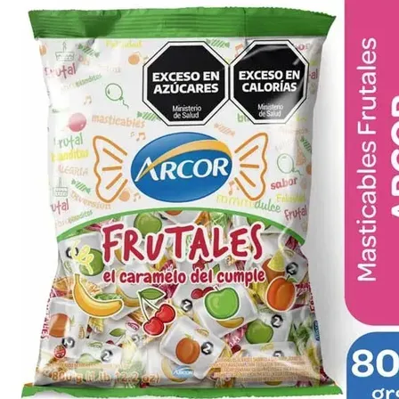 Caramelos Masticables Frutales Arcor Grandes