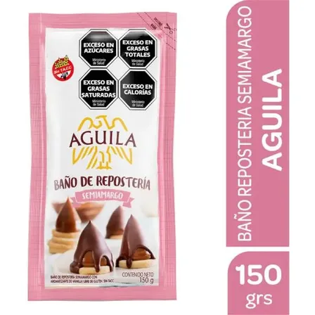 Baño Repostería Aguila Semi Amargo 150g Unidad