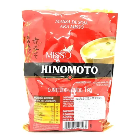 Pasta Miso Hinomoto Pasta Aka 1 Kg Sin Tacc