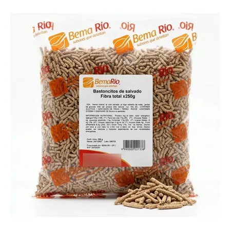 Bastoncitos De Salvado Bema Río 250g Fibra Total Cereal