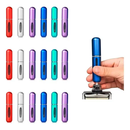 Pack X 20 Mini Perfumeros Recargables Portátiles Atomizador Varios Colores