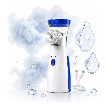 Nebulizador Portatil Premium Recargable Usb Niños Y Adultos Agua