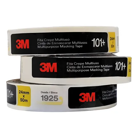 Pack (x10) Cinta De Papel De Enmascarar 3m 101+ (24mmx50m) Papel