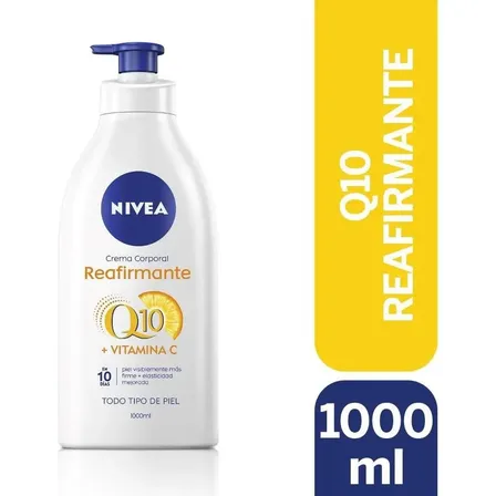 Crema Corporal Nivea Reafirmante Q10 1000 ml Neutra