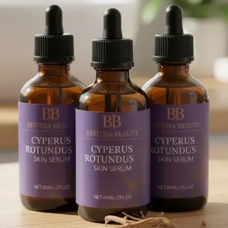 Aceite Inhibidor Vello Cyperus Rotundus Natural 60ml X3 Floral