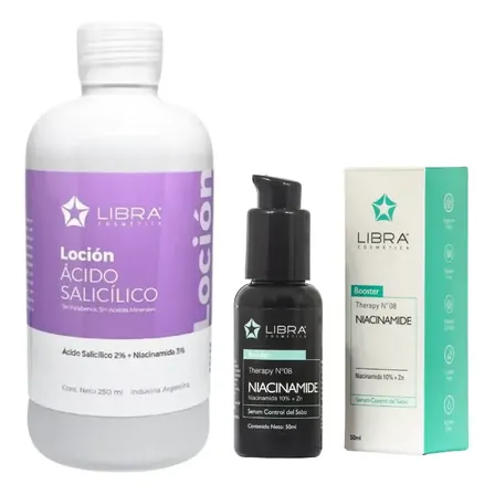 Kit Libra Loción Ac Salicílico 250ml + Serum Niacinamida Loc