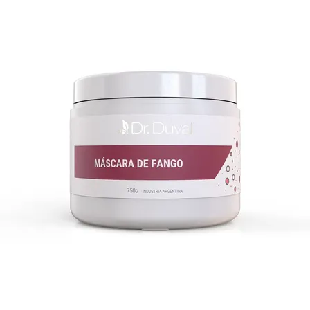 Mascarilla Facial Arcilla Dr. Duval Con Bentonita y Zinc 750g Para Piel Seca
