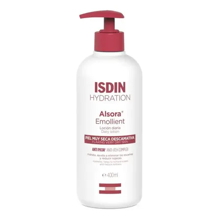 Alsora Loción Diaria Corporal Emoliente Fragancia Rosas 400ml Isdin