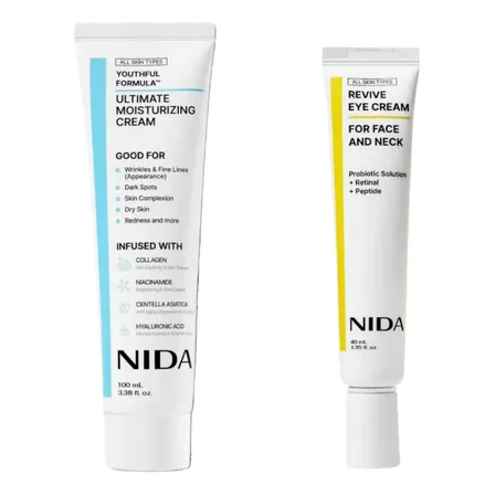 Crema Hidratante A@ Nida + Crema Revitalizante Para Ojos 1