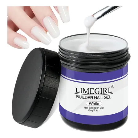 Gel De Extensión De Uñas Limegirl Builder, 150 G Blanco