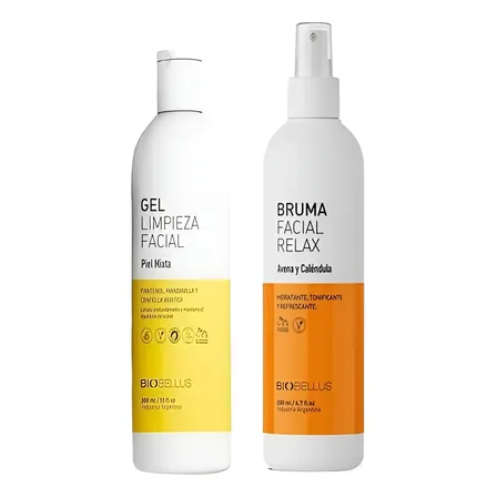 Bruma Relax Biobellus Y Gel Limpieza Facial Avena Calendula