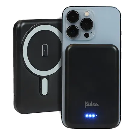 Power Bank Magsafe Pulse iPhone Cargador Inalambric Portatil Color Negro