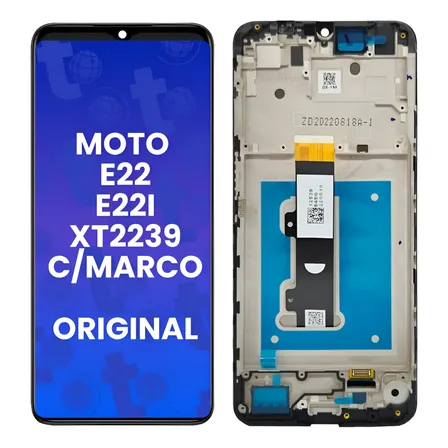 Modulo Moto E22 E22i Motorola Original Xt2239 Marco Pantalla Negro