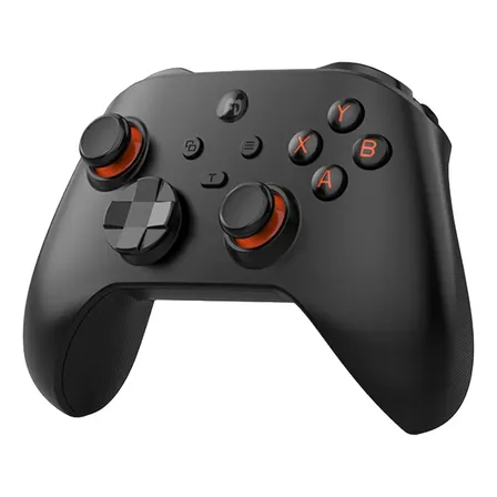 Joystick Inalámbrico Bluetooth Para Pc Y Tv Black Orange