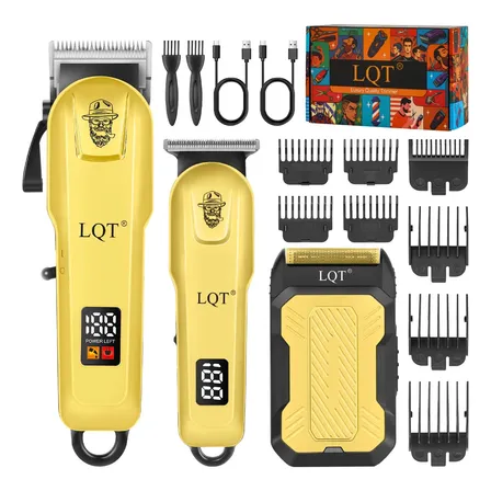 Set 3 Cortadoras De Pelo Inalámbricas Hombre Golden