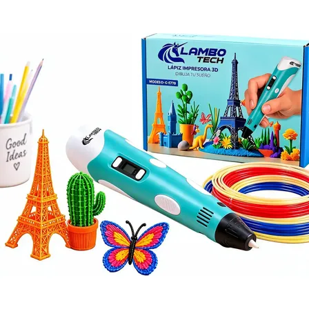 Lapiz 3d Para Niños Con Filamentos Colores Regalo Creativo Blanco Y Negro
