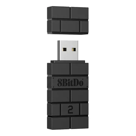 Adaptador USB Inalámbrico 8BitDo V2 para PS5, Xbox, Switch, Windows y Android