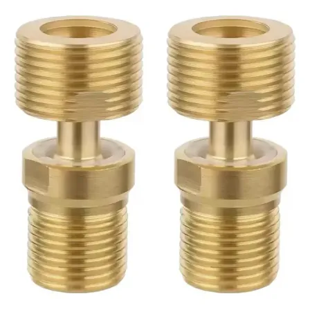 Codo Excentrico Regulable De Bronce Grifería 3/4 1/2 Pack X2