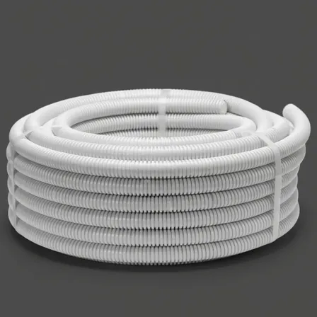 Caño Corrugado Blanco 22mm 7/8 Pack Rollo Por 25 Mts Flex