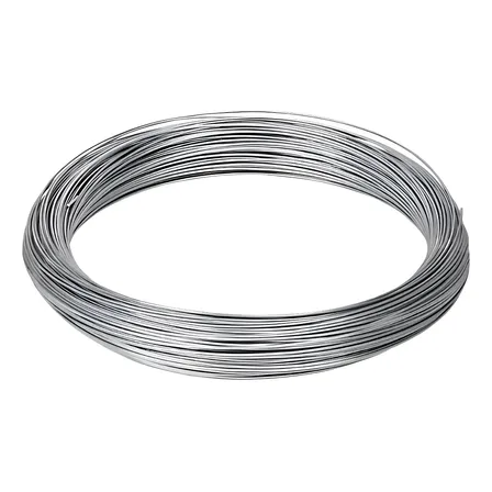 Alambre Galvanizado Liso N°20 0,9mm Rollo 1 Kg Multiuso Atar Plateado