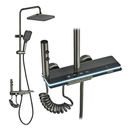 Grifería Columna Ducha Inteligente Completa Bidet Duchador