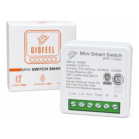 Interruptor Inteligente Switch Wifi Domotica Smart Life Diy