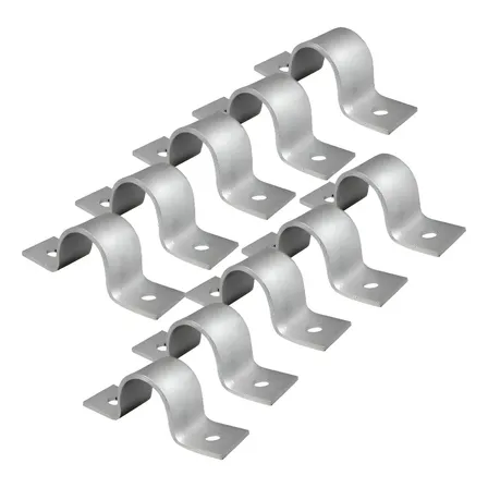 Grampa Abrazadera Omega Galvanizada Caño 2 PuLG  X10u