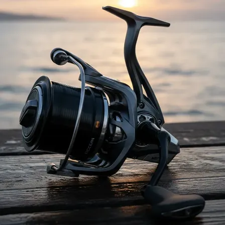 Reel Neptune Ocean 8000 6rul 035mm-230mts Carrete Metal Plateado Derecho/izquierdo