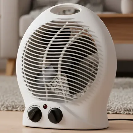 Caloventor Ventilador Estufa Calefactor Bajo Consumo + Aire Blanco