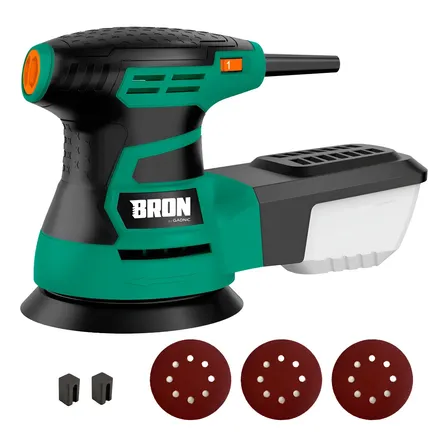 Lijadora Eléctrica Orbital Bron By Gadnic 13000 Rpm 350w Frecuencia 50 Hz